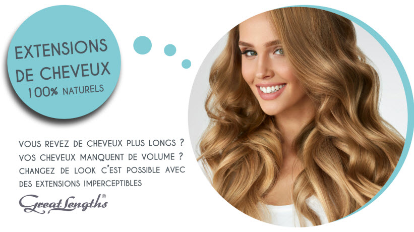 Extensions de cheveux 100% Naturels